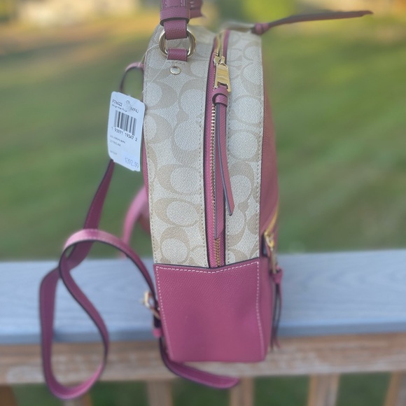 Coach Jordyn Backpack With Signature Canvas - Picture 3 of 4